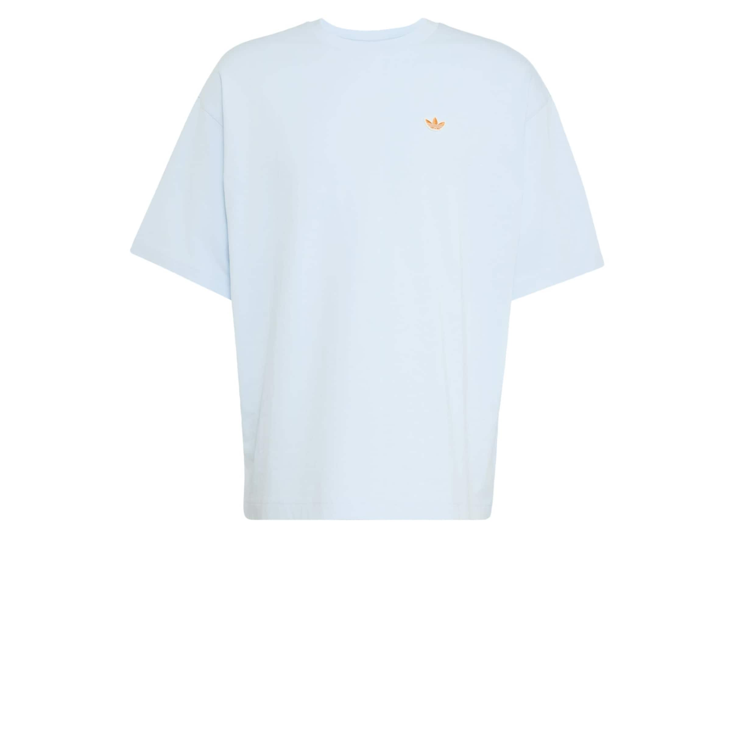 ADIDAS ORIGINALS T-Shirt en bleu clair / brocart / orange, Vue avec produit