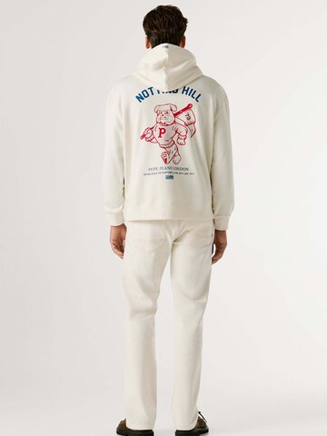 Felpa 'Gideon' di Pepe Jeans in bianco