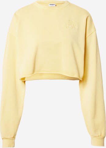 Sweat-shirt Urban Classics en jaune : devant