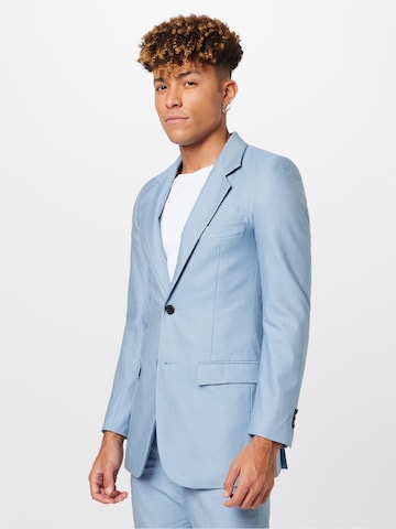 Coupe regular Veste de costume Viktor&Rolf en bleu : devant