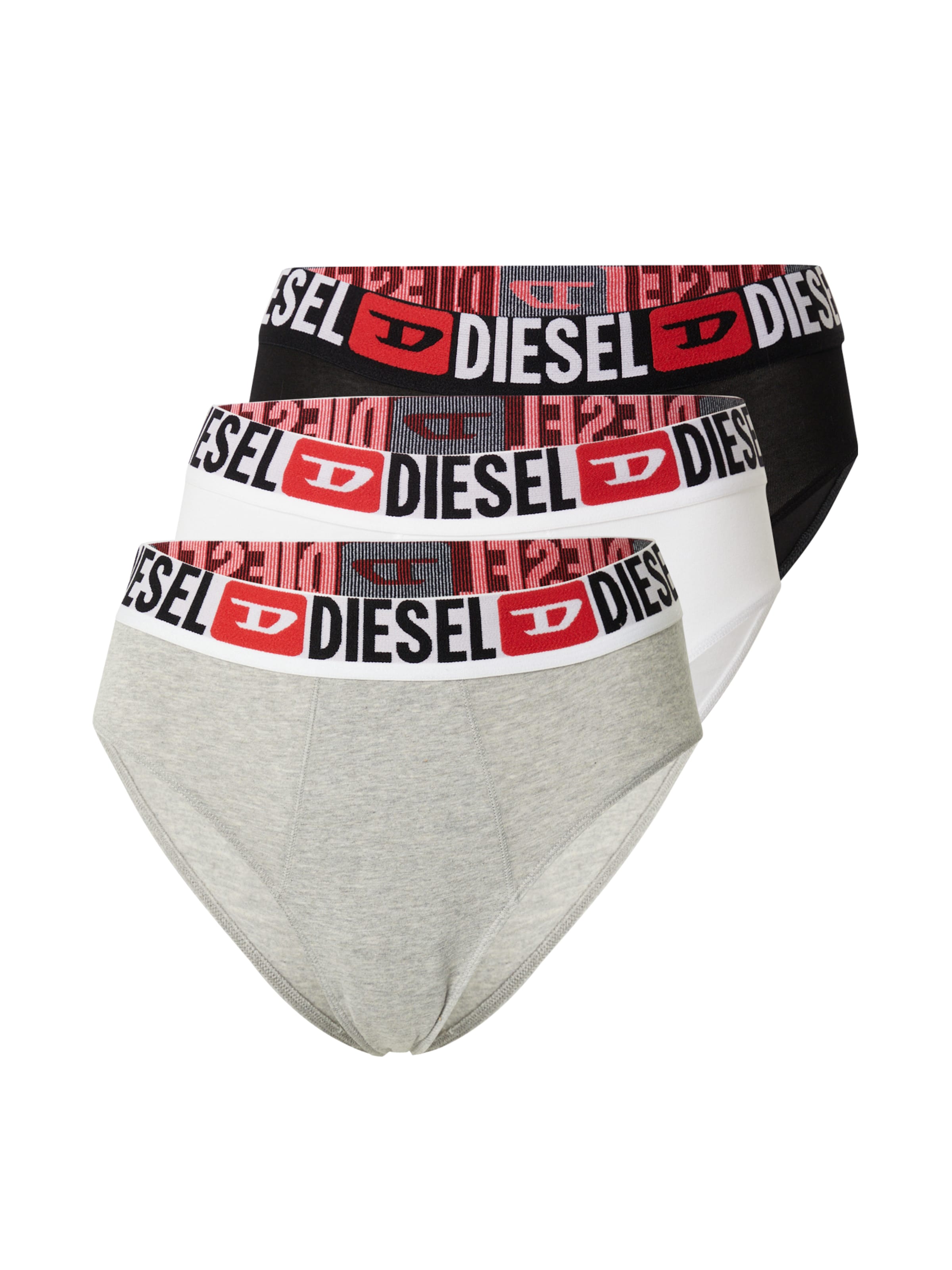 DIESEL Slip 'Blanca' in Grau: Vorderseite