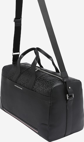 TOMMY HILFIGER - Bolsa de fin de semana en negro: frente