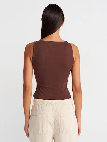 Dilvin Blouse in Brown