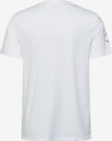 T-Shirt fonctionnel Hummel en blanc