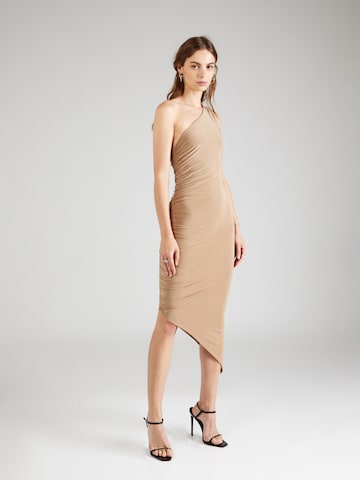 Misspap Evening dress in Brown: front