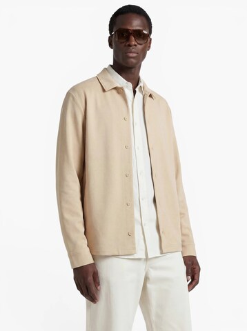 SELECTED Sweatjacka 'SLHJACKIE' i beige: framsida