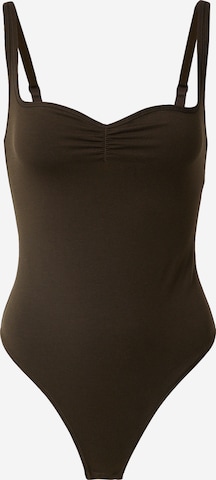 Samsøe Samsøe Shirt Bodysuit 'MIA' in Brown: front