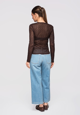 Chemisier 'OW-TS-E0013' Ombre en marron