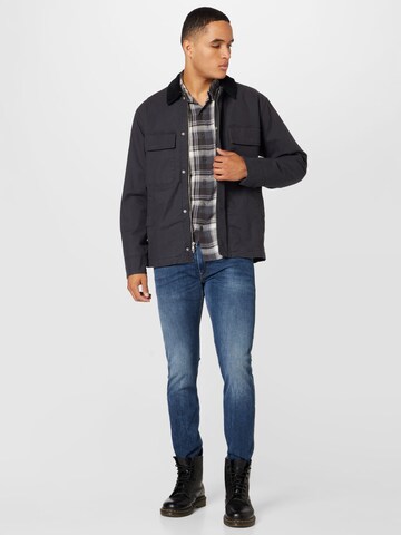 Abercrombie & Fitch Regular fit Overhemd in Zwart