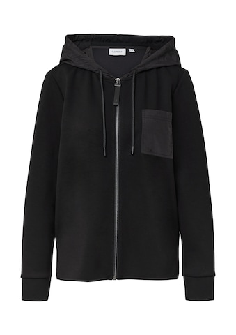 comma casual identity Sweatshirt in Zwart: voorkant