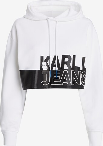 Karl Lagerfeld Mikina – bílá: přední strana