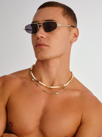 LE SPECS Okulary przeciwsłoneczne 'TREASURE' w kolorze złoty