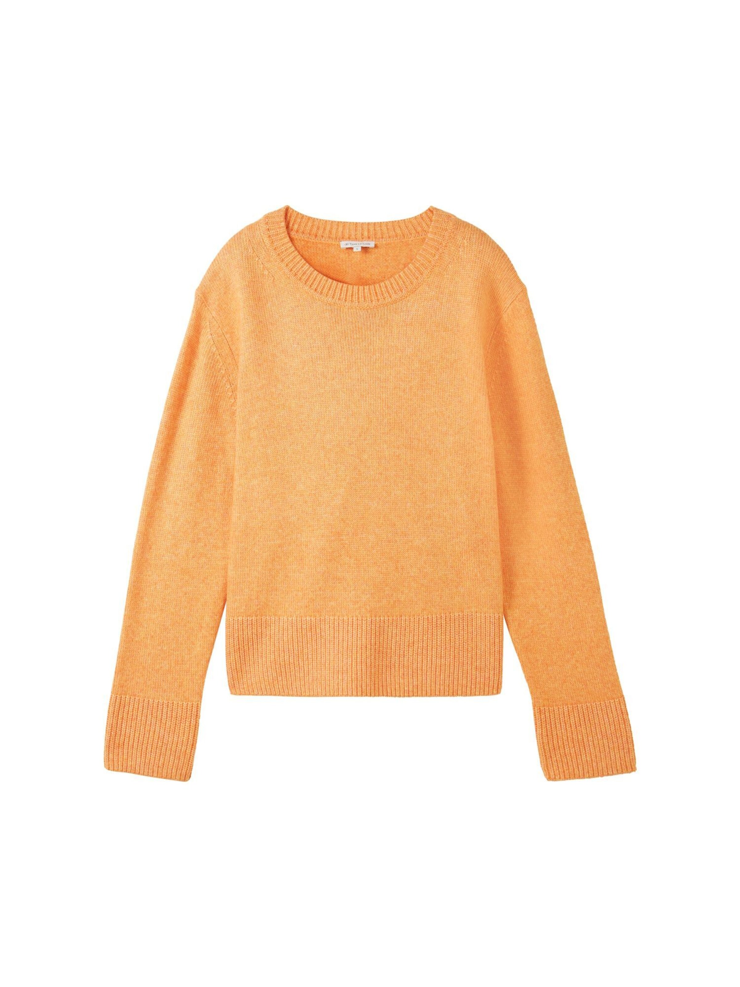 TOM TAILOR Pullover in Orange: Vorderseite