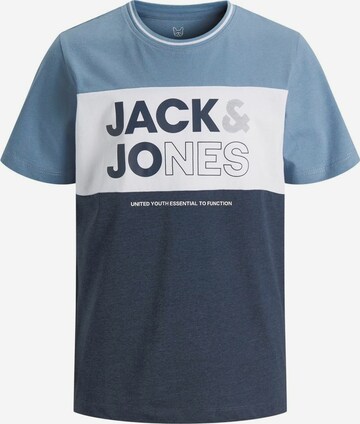 Jack & Jones Junior Tričko – modrá: přední strana