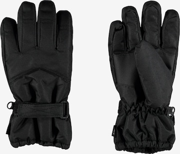 NAME IT Gloves in Black: front