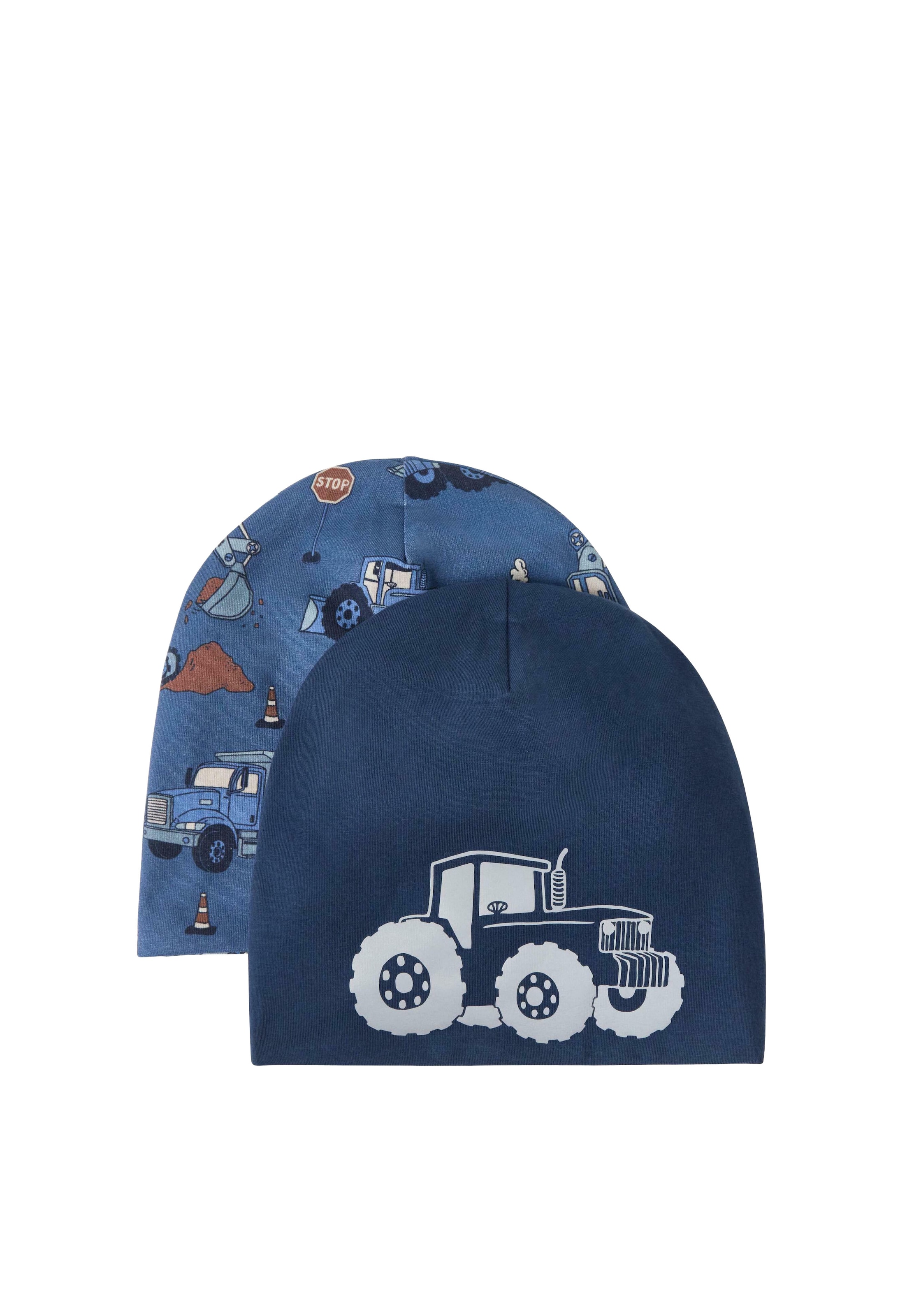 Bonnet Lindex en bleu : devant