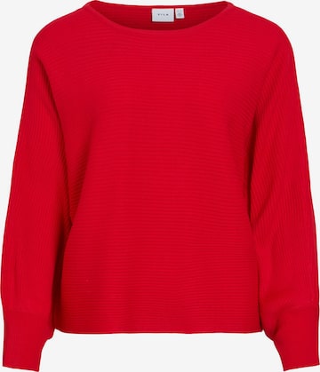 Pull-over 'VIVilja' VILA en rouge : devant