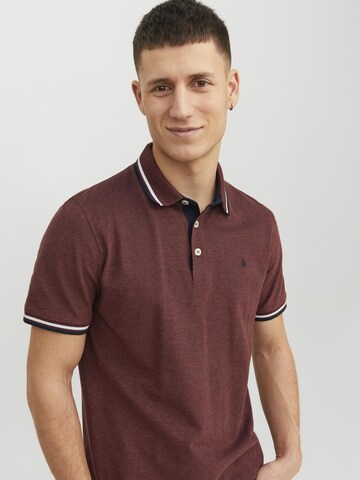 JACK & JONES Póló 'Paulos' - piros: elől