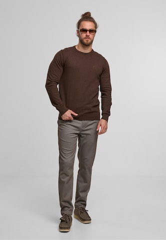 Pull-over 'Wildman' INDICODE JEANS en marron