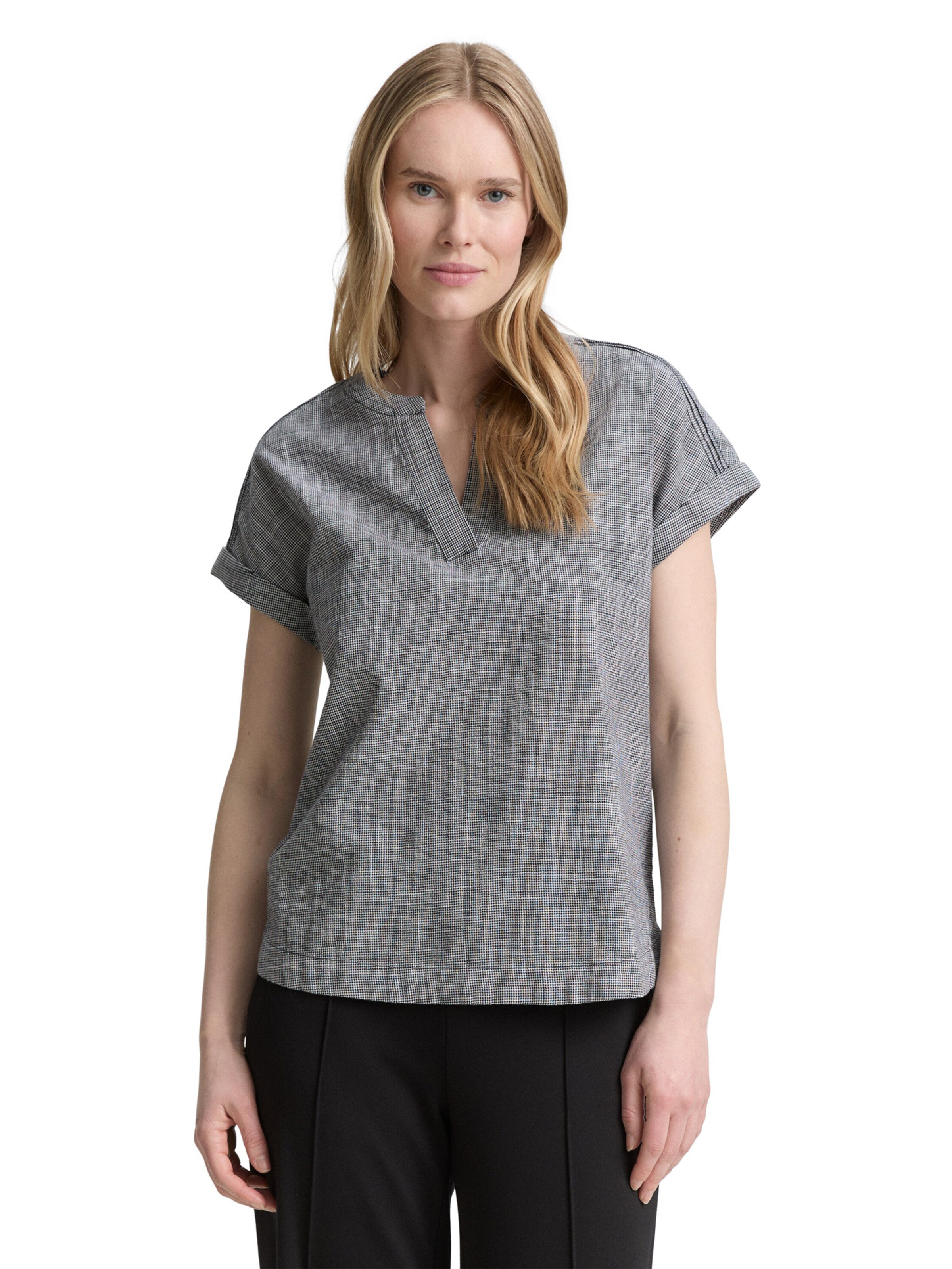 TOM TAILOR Μπλούζα σε μπλε: μπροστά