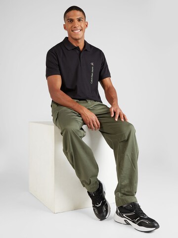 Calvin Klein Jeans Poloshirt in Schwarz