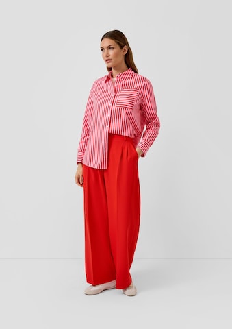 Chemisier s.Oliver en rouge