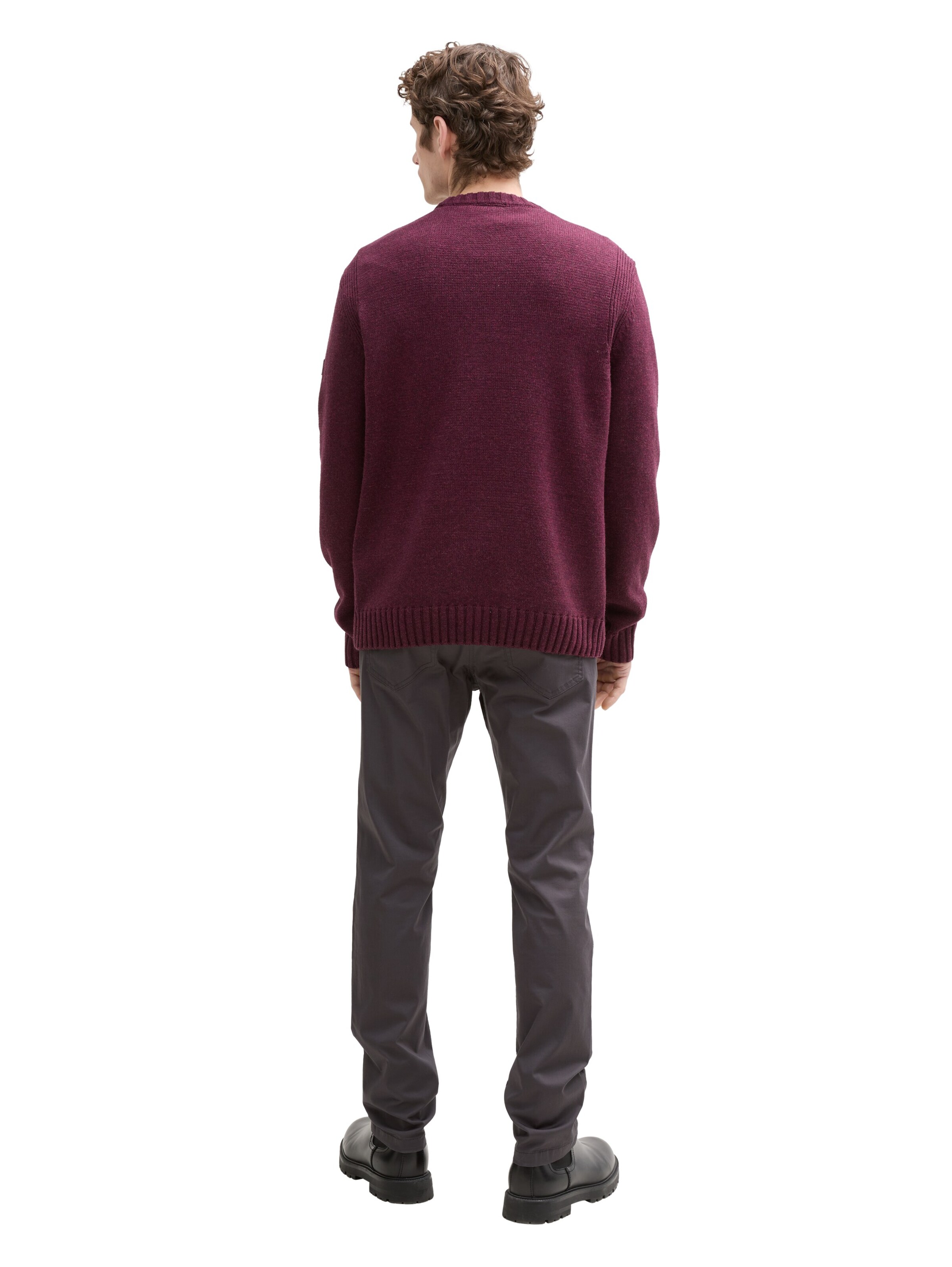 TOM TAILOR Slimfit Hose 'Josh' in Grau