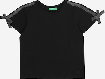 UNITED COLORS OF BENETTON Футболка в Черный: спереди