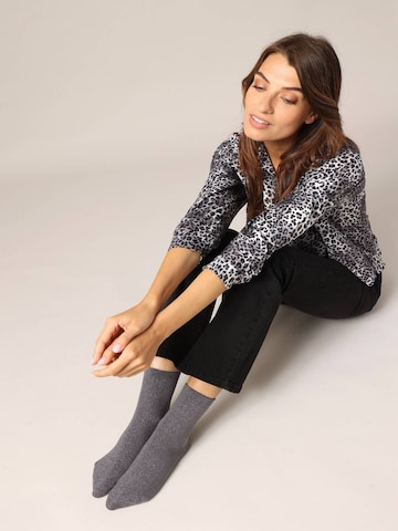 Chaussettes 'Anina' Deeluxe en gris
