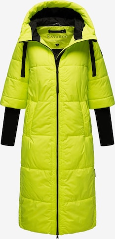 Manteau d’hiver 'Ciao Miau XIV' NAVAHOO en vert : devant