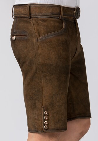 STOCKERPOINT Regular Trachtenhose 'Fred' in Braun