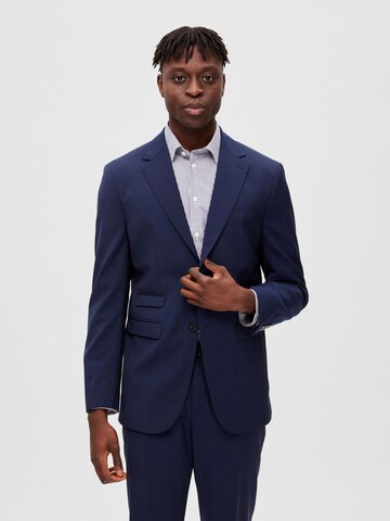 SELECTED HOMME Regular fit Colbert in Blauw: voorkant