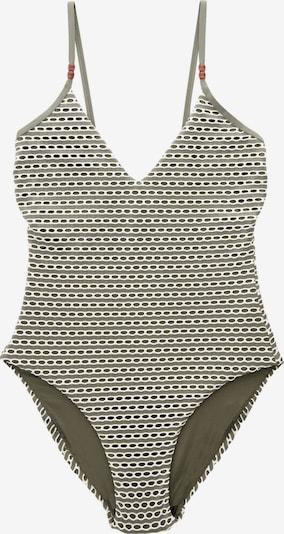 Maudymosi kostiumėlis iš Next, spalva – rusvai žalia / balta, Prekių apžvalga