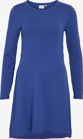 VILA Strickkleid in Blau: Vorderseite