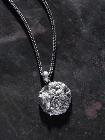 Ciondolo 'PAIR OF WOLVES' di REYTEL in argento