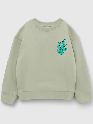 Play Play Pauly Sweatshirt 'CHECKER TOBI' in Green: front