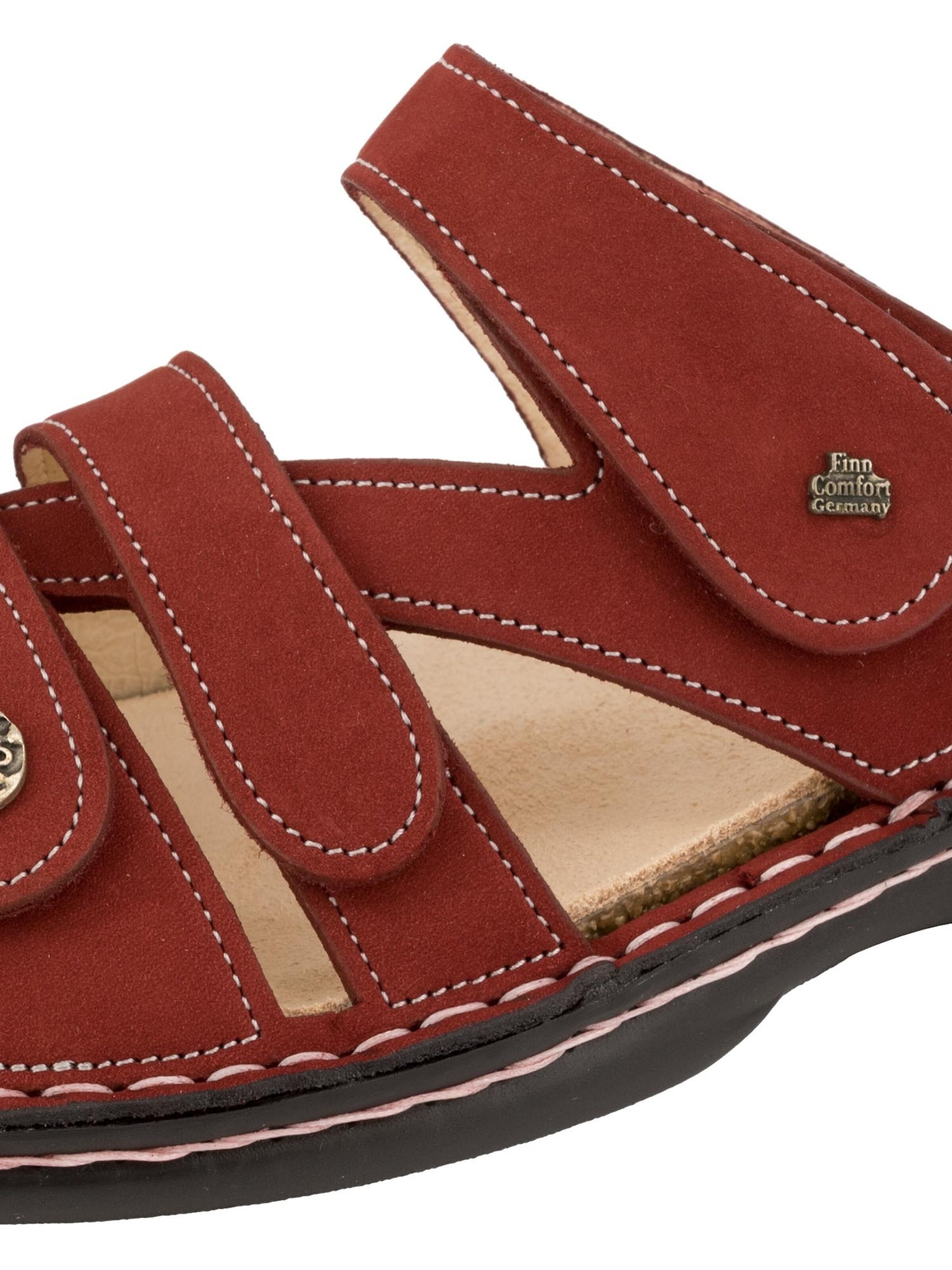 Finn Comfort Mule 'Ventura-S' in Red