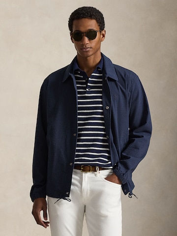 Polo Ralph Lauren Φθινοπωρινό και ανοιξιάτικο μπουφάν σε μπλε: μπροστά