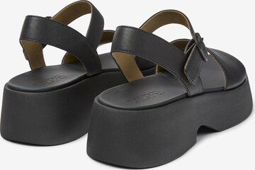 CAMPER Páskové sandály 'Tasha' – černá