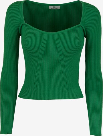 Pull-over Influencer en vert : devant