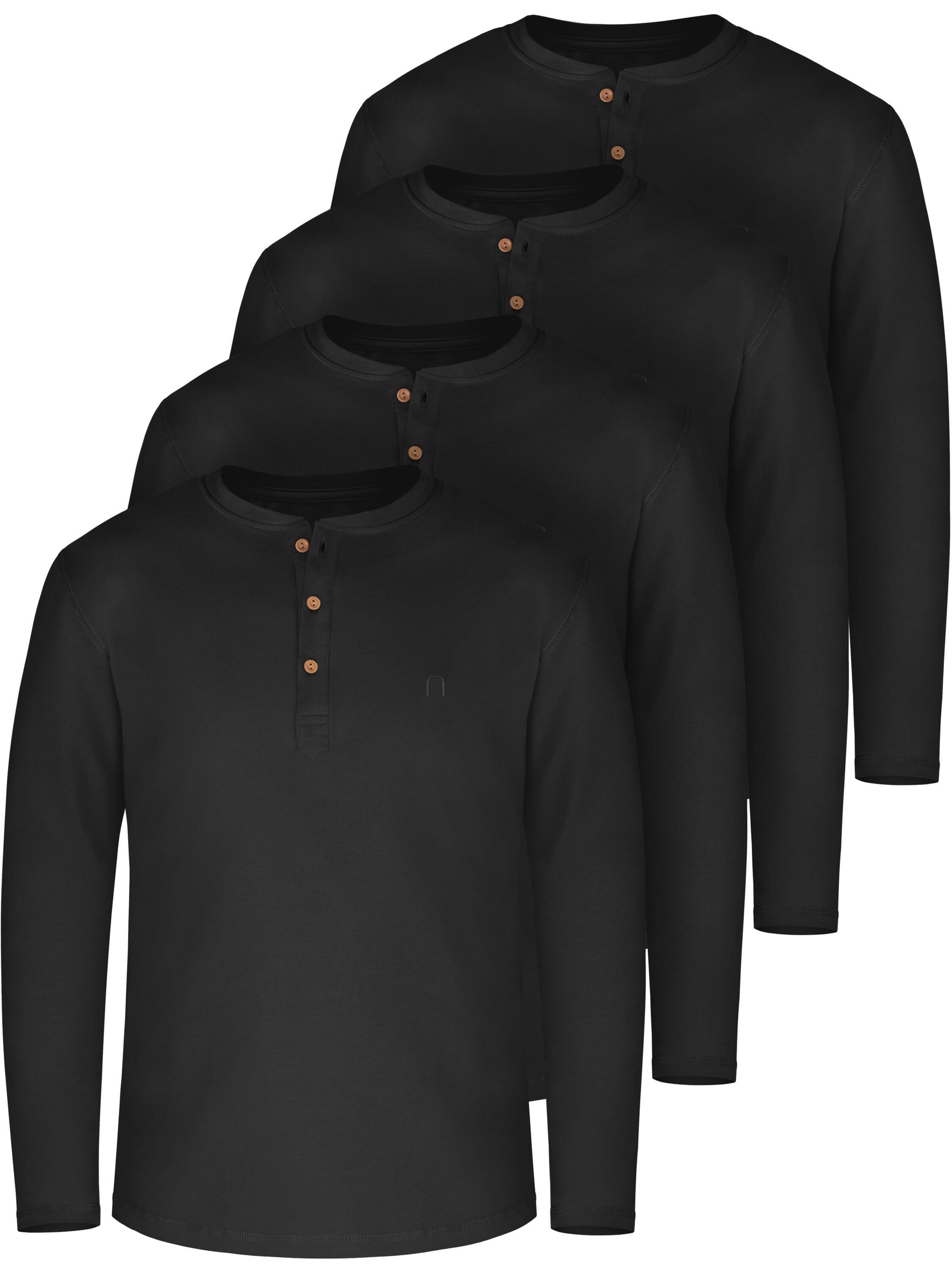 T-Shirt 'Neuville' normani en noir : devant