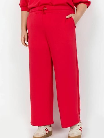 Wide leg Pantaloni 'Sabina' di Wasabi Concept in rosso: frontale