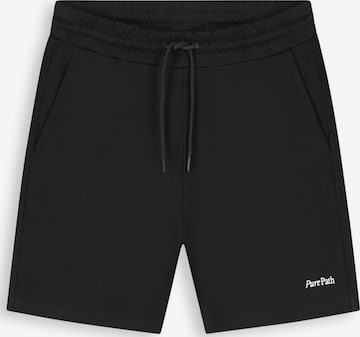Pure Path Broek in Zwart: voorkant
