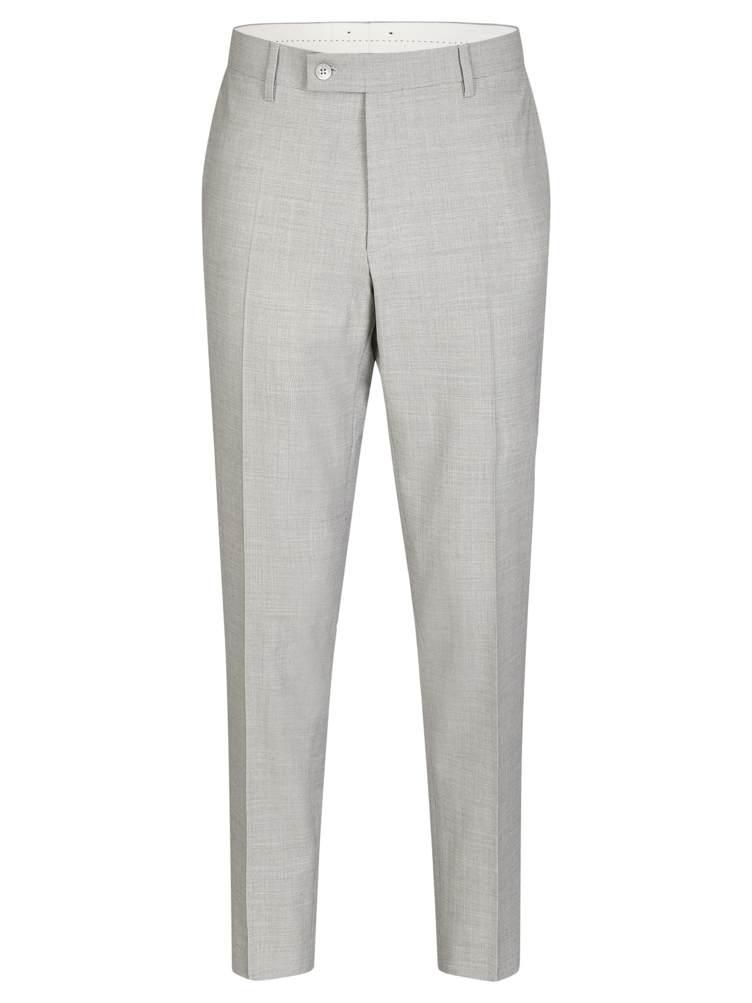 HECHTER PARIS Slimfit Broek in Grijs: voorkant