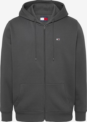 Giacca di felpa di Tommy Jeans in grigio: frontale
