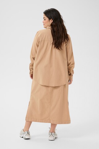 KAFFE CURVE Blouse 'Nana' in Beige