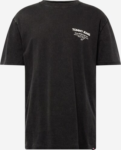 Tommy Jeans Tričko 'Essential' - černá / bílá, Produkt