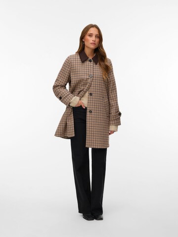 VERO MODA Overgangsfrakke i brun