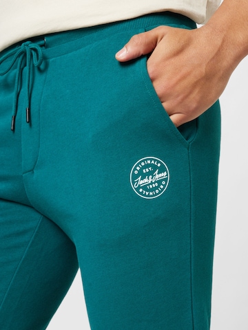 JACK & JONES Tapered Παντελόνι 'GORDON' σε πράσινο