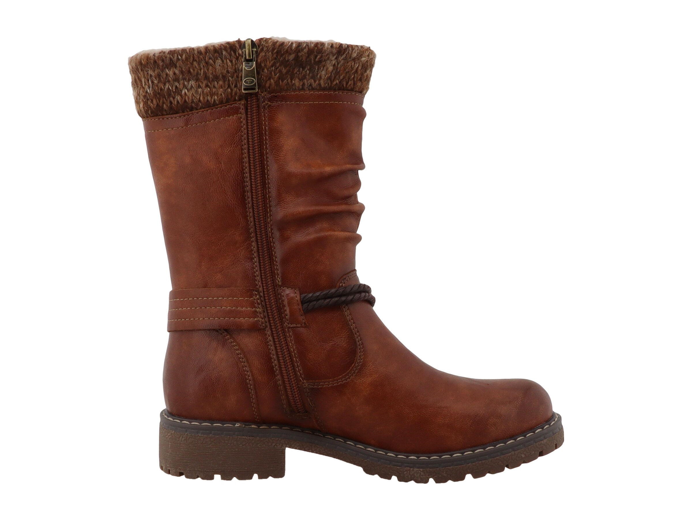TOM TAILOR Stiefelette in Braun